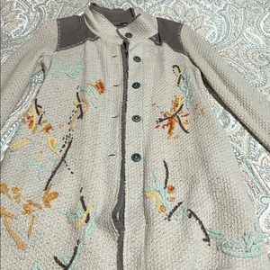 Free People Long Sweater Jacket